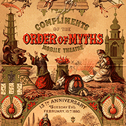 Mardi Gras invitation from 1880