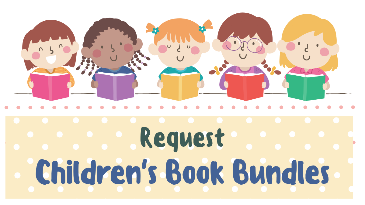 Request Children's Book Bundles graphic header