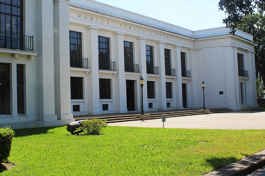 Ben May Main Library building