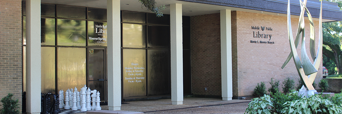 Monte L. Moorer/Spring Hill Branch Library building front