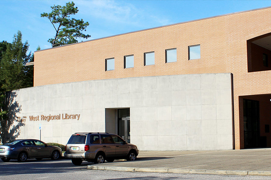 West Regional Library building exterior