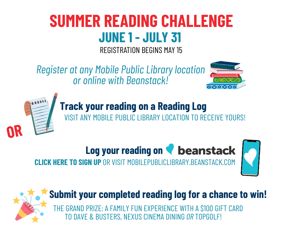 Summer Library Celebration reading challenge