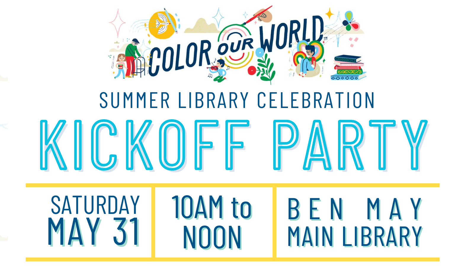 Summer Library Celebration Kickoff party details