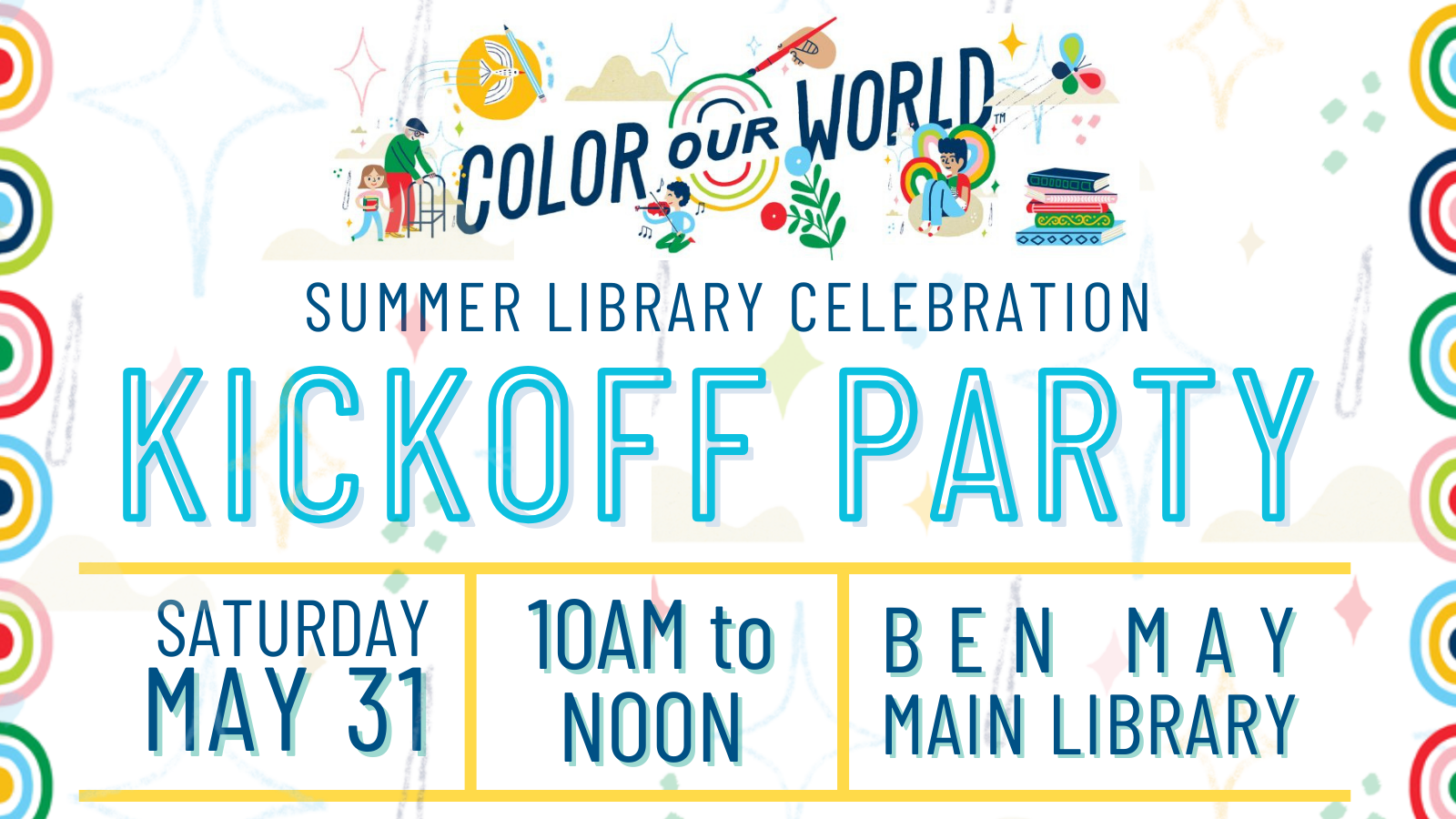 Summer Library Celebration Kickoff party details