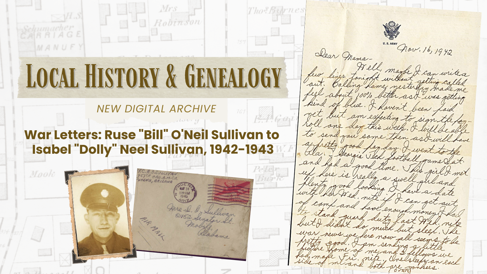 Local History & Genealogy War Letters New Digital Archive