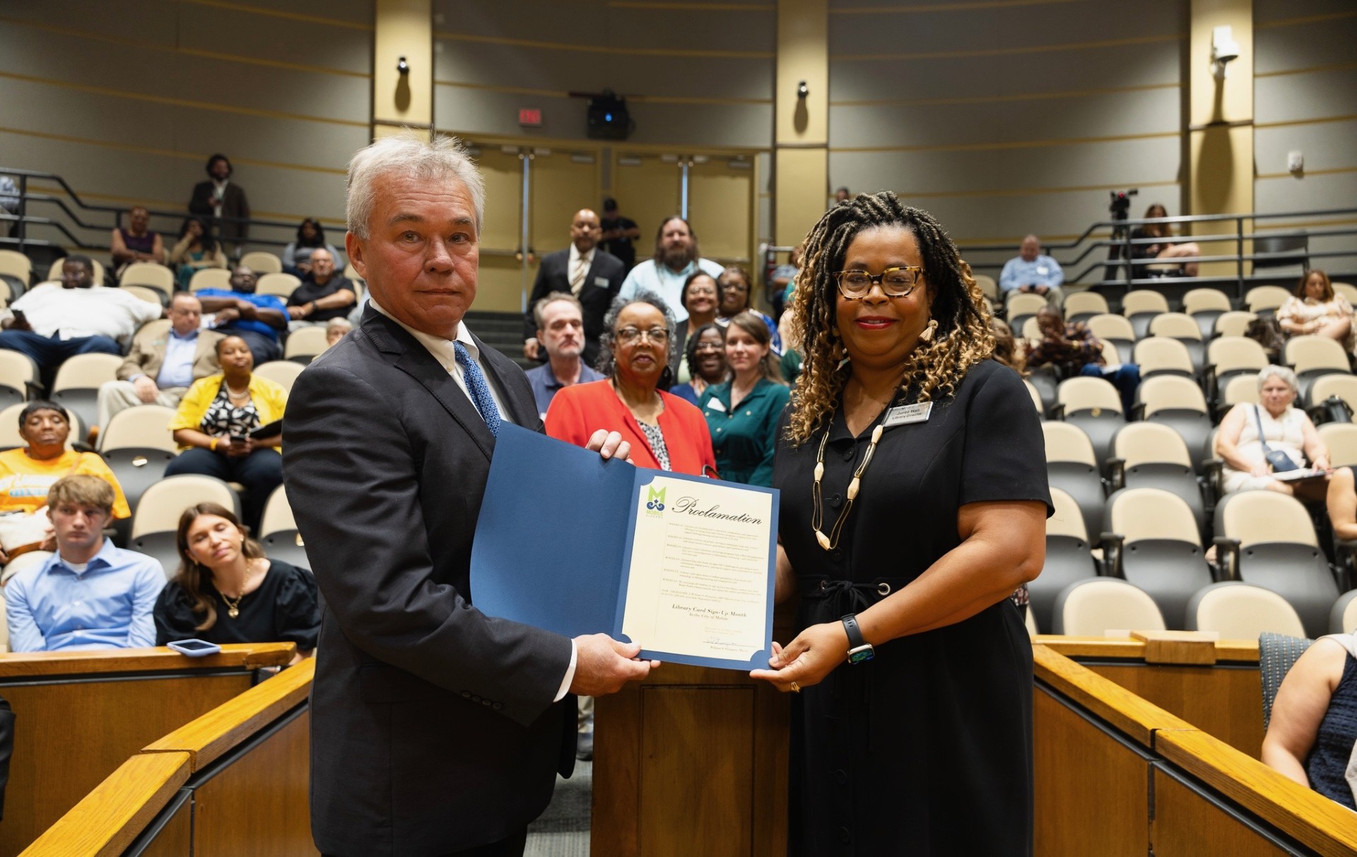 Mobile Public Library receives Proclamation designating September as Library Card Sign Up Month in the City of Mobile