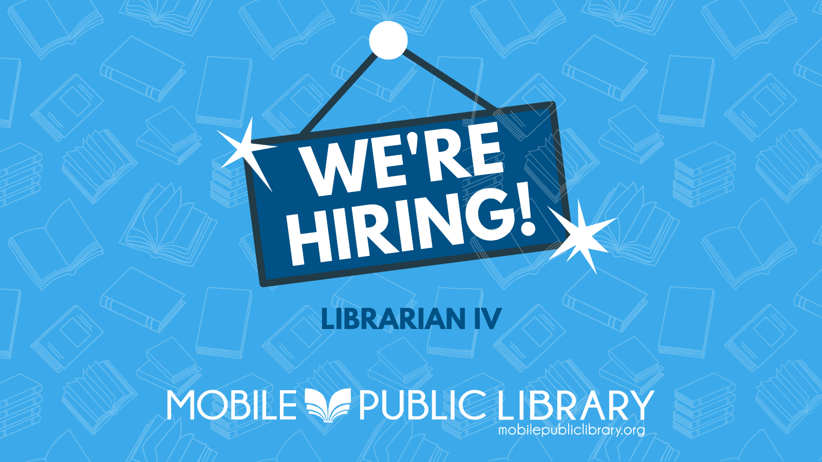 We're Hiring Librarian IV