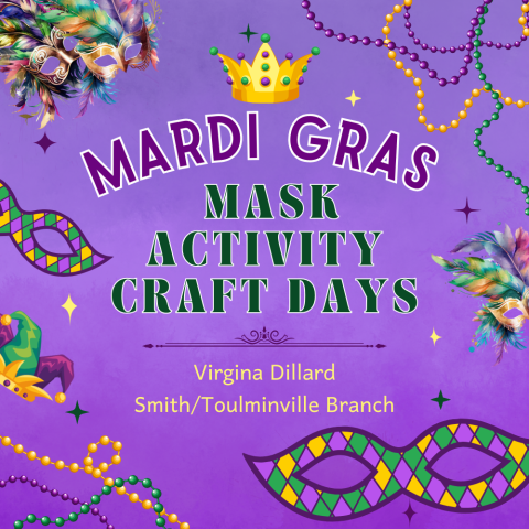 Mardi Gras Mask Activity Craft Days