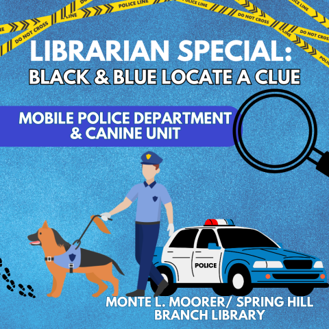 Librarian Special Black & Blue Locate A Clue