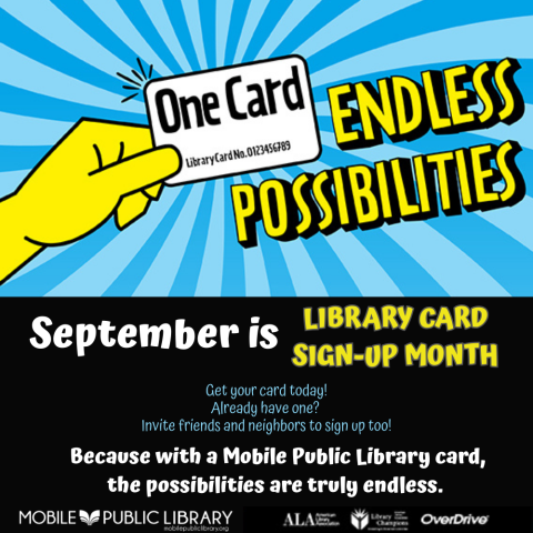 Library Card Sign Up for Calendar
