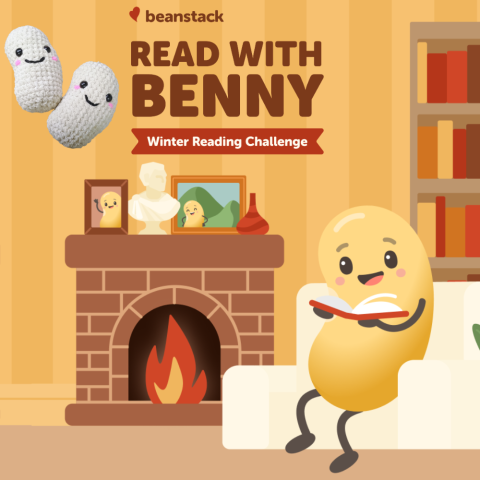 Winter Reading 2026: Read with Benny Beanstack Challenge