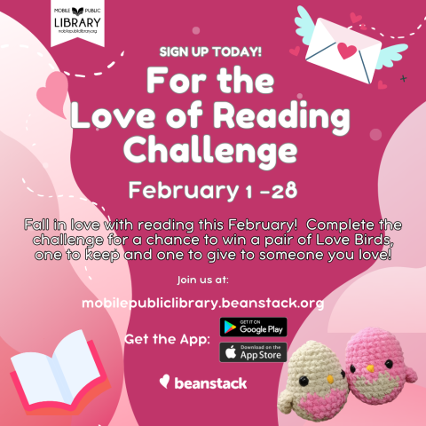 SIGN UP TODAY! For the Love of Reading Challenge