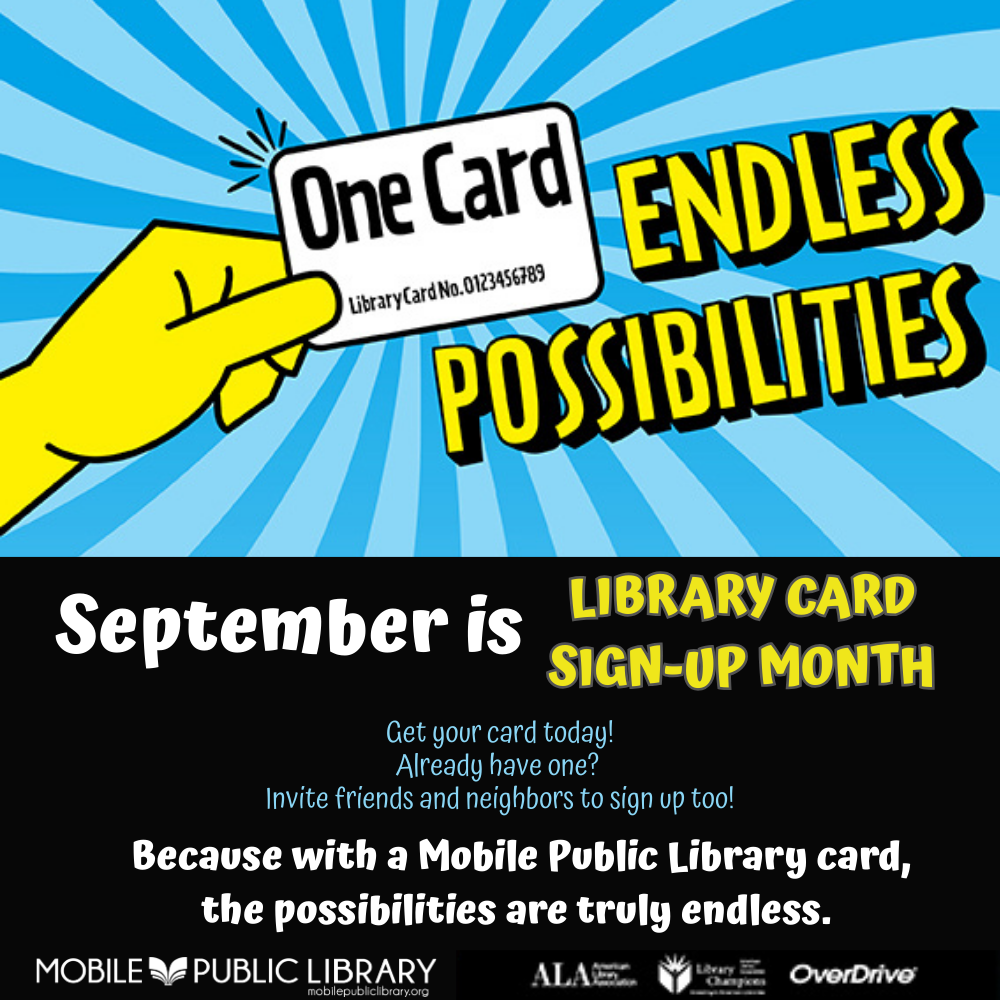 Library Card Sign Up for Calendar