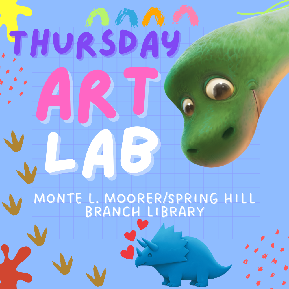 SLC 2026 Thursday Art Lab at Moorer LM calendar